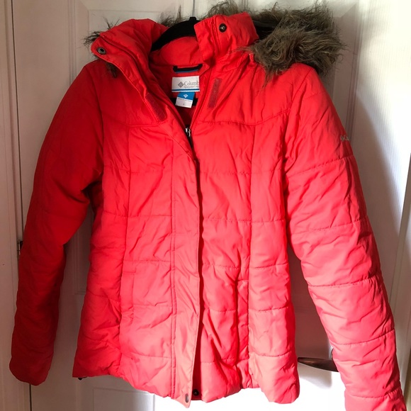 Columbia Jackets Coats Coral Puffer Winter Coat Size Small